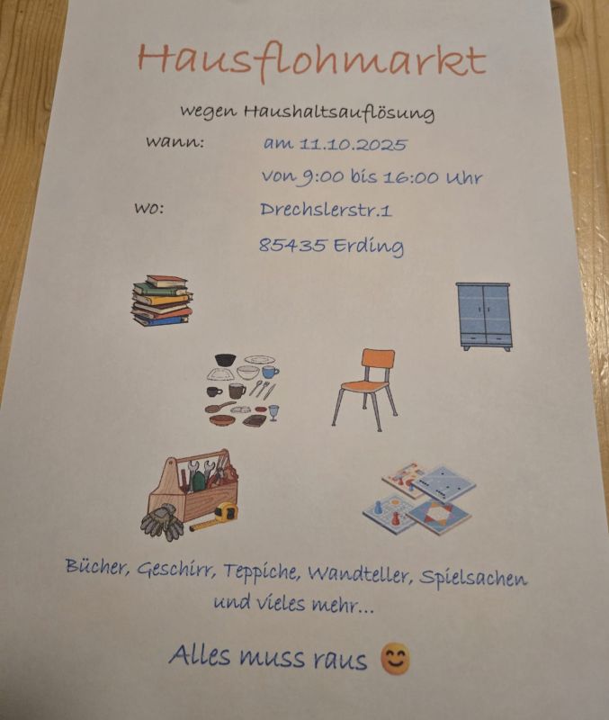 Hausflohmarkt