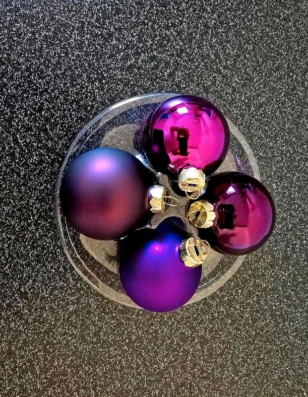 Christbaumkugeln, Glas, neu
