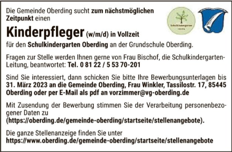 <a href="https://www.oberding.de/gemeinde-oberding/startseite/stellenangebote" target="_blank">mehr Informationen...</a>