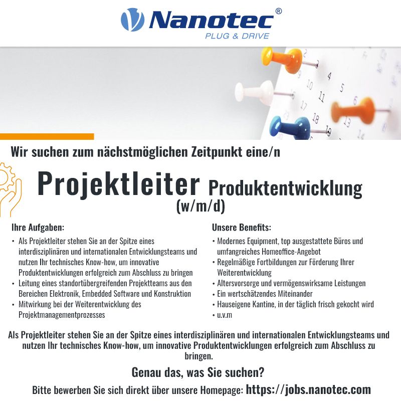 <a href="https://jobs.nanotec.com/Projektleiter-wmd-Produktentwicklung-de-j87.html" target="_blank">mehr Informationen...</a>