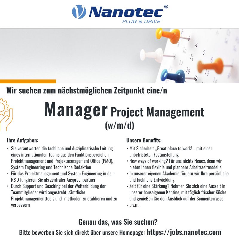 <a href="https://jobs.nanotec.com/Manager-Project-Management-wmd-de-j123.html" target="_blank">mehr Informationen...</a>