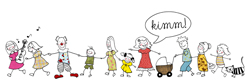 KIMM - Familienzentrum Moosburg e.V.` Logo